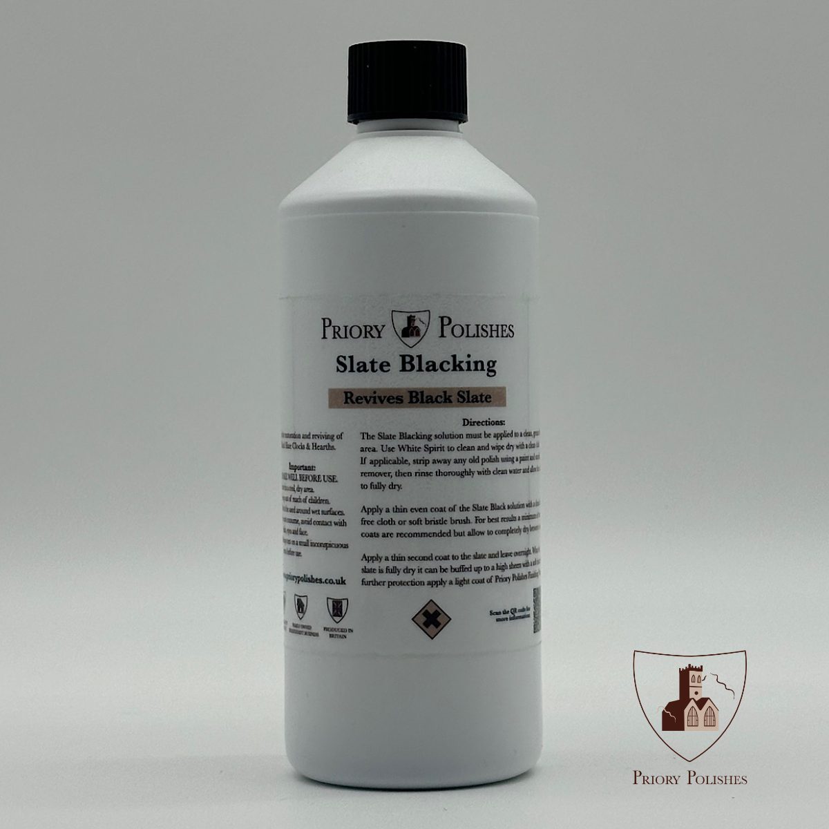 Priory Polishes Slate blacking 500ml