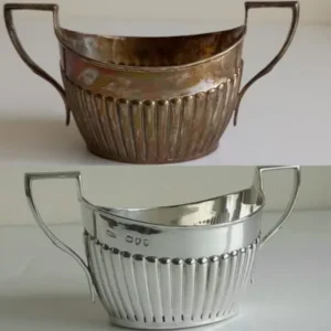 Silver cleaned with No 2