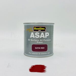 Rustins Quick Dry All Surface All Purpose Paint ASAP Paint – 250ml - Red