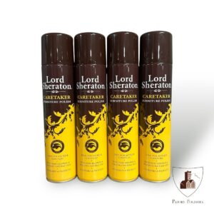 4 X 2 X Lord Sheraton Caretaker Furniture Polish Aerosol