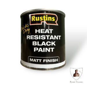Rustins Quick Dry Heat Resistant Black Paint