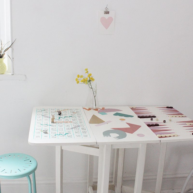 Pure Chalk Paint on Games Table