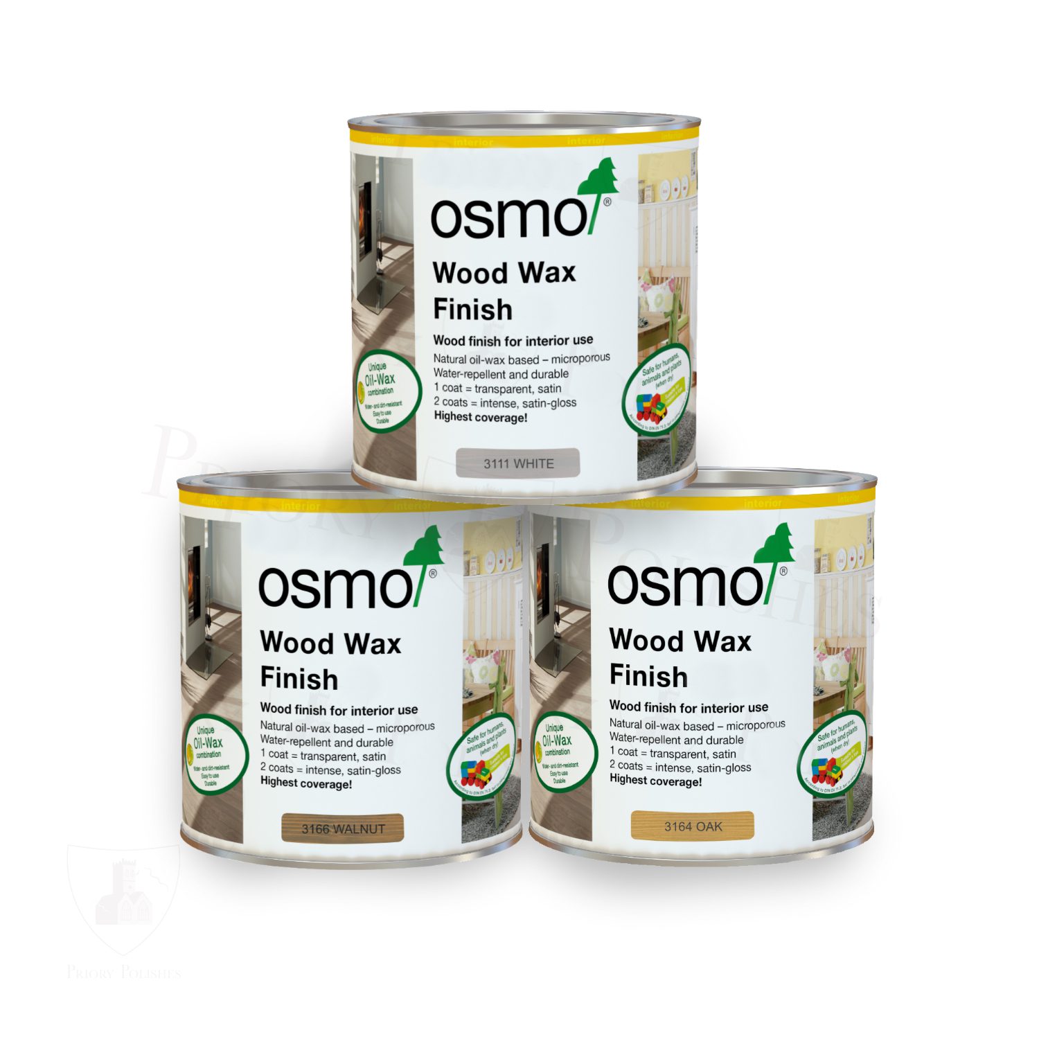Osmo Wood Wax Finish | Transparent Tones