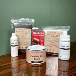 Antique Furniture Polishing Restoration Kit - Medium to Dark Woods