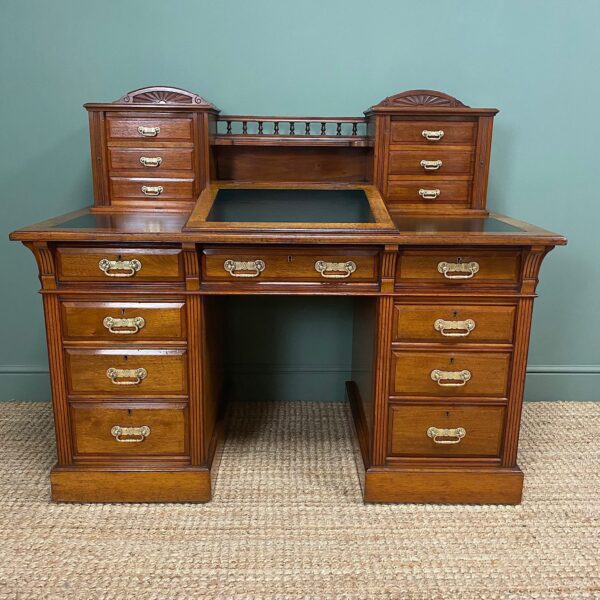finished handles back on desk 