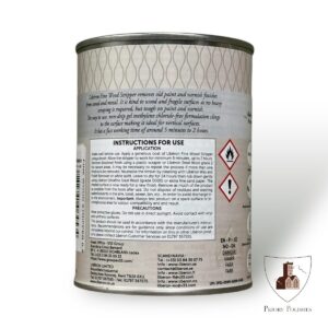 Liberon Fine Wood Stripper back label