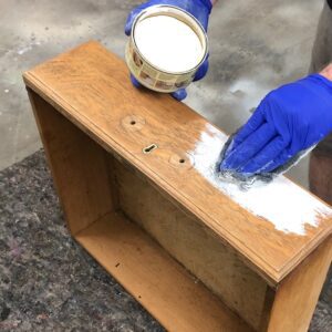 Apply Liberon Liming Wax to the Wood