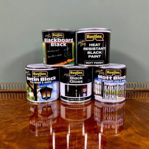 Rustins Quick Drying Black Paints - 250ml