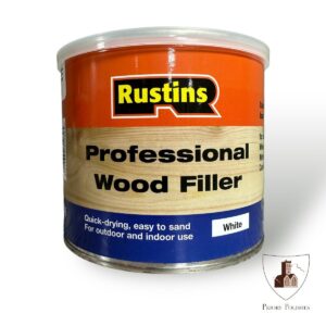 Rustins Two-Part Professional Wood Filler - White