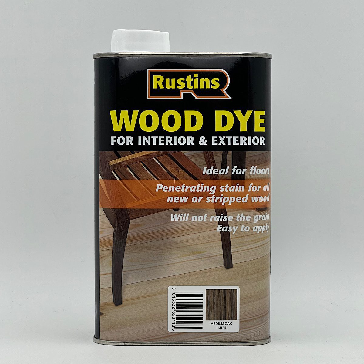 Rustins Wood Dye 1 Litre - Medium Oak
