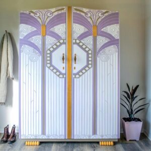 Art Deco Wardrobe in Paloma