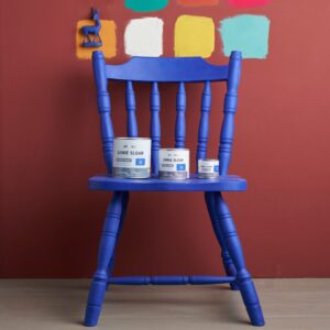 Chair in Annie Sloan 'Frida Blue'.