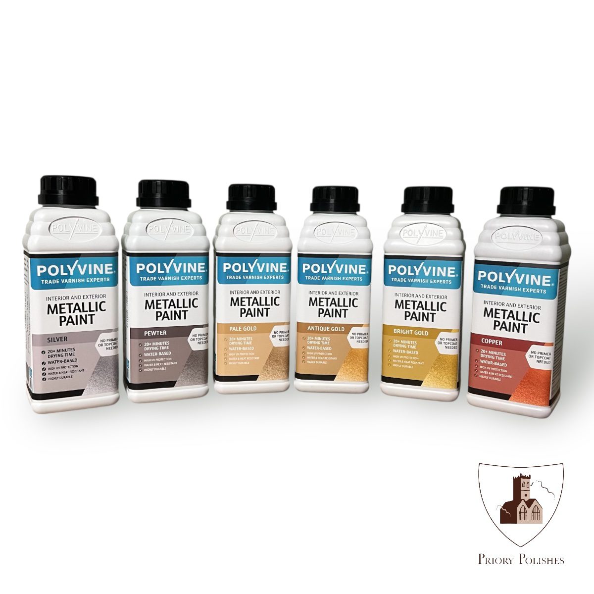 Polyvine Metallic Paint – 500 ml