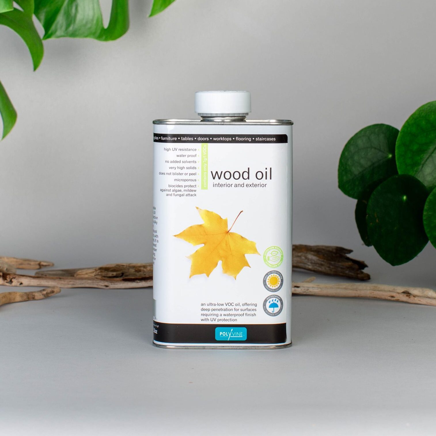 Polyvine Wood Oil - For Interior or Exterior Use - Image 5
